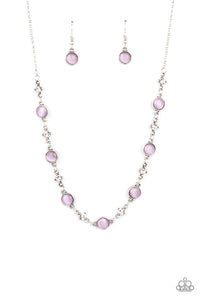 Inner Illumination - Purple Moonstone Necklace - Paparazzi Accessories