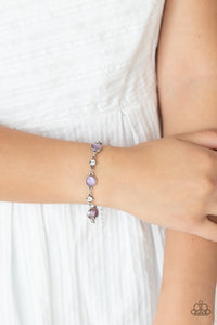 Use Your ILLUMINATION - Purple Moonstone Clasp Bracelet - Paparazzi Accessories