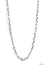 Load image into Gallery viewer, Extra Entrepreneur - Silver Urban Men&#39;s Necklace - Paparazzi Accessories