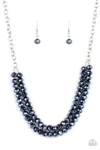 May The FIERCE Be With You - Blue Bead Necklace - Paparazzi Accessories