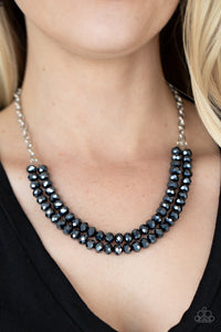 May The FIERCE Be With You - Blue Bead Necklace - Paparazzi Accessories