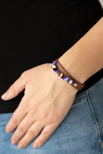 Load image into Gallery viewer, Pebble Paradise - Multi Color Pebble Urban Leather Wrap Bracelet - Paparazzi Accessories