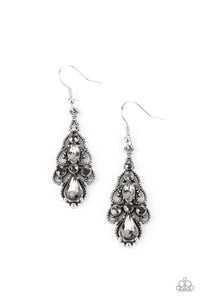Urban Radiance - Silver Filigree Earrings - Paparazzi Accessories