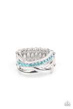 Load image into Gallery viewer, Forever Flawless - Blue Rhinestone Ring - Paparazzi Accessories