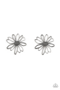 Artisan Arbor - Silver Flower Earrings - Paparazzi Accessories