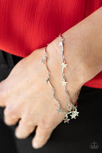 Load image into Gallery viewer, Party in the USA - Silver Star Bracelet - Paparazzi Accessories