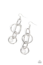 Load image into Gallery viewer, Park Avenue Princess - White Crystal Earrings - Paparazzi Accessories