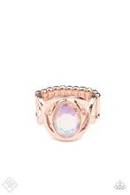 Load image into Gallery viewer, Mystical Treasure - Rose Gold and Iridescent Ring - Paparazzi Accessories