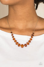 Load image into Gallery viewer, Crystal Carriages - Brown Crystal Bead Necklace - Paparazzi Accessories